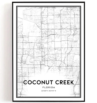 coconut creek map